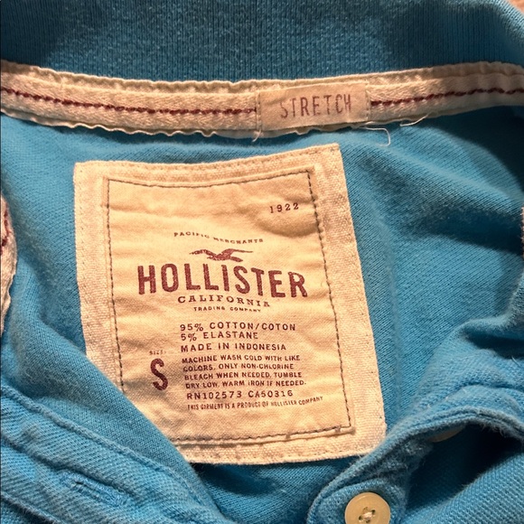 Hollister 2000s Teal Short Sleeve Polo - Picture 6 of 6